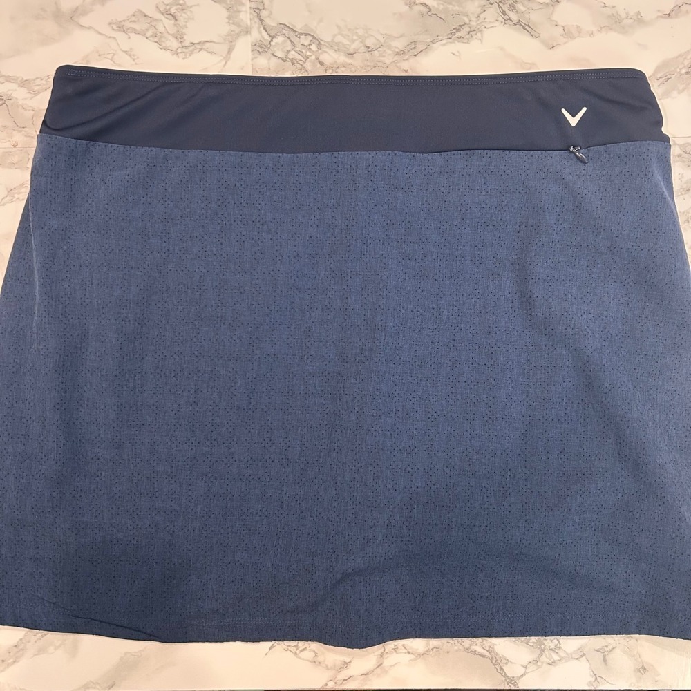 Callaway Golf Skort XL Blue Opti-Dri Performance Athletic Skirt Activewear - Picture 8 of 9